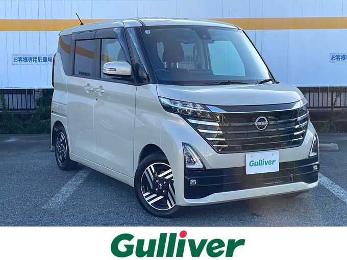 新着情報“ルークスハイウェイスター X”2025年式フローズンバニラパール入荷しました！