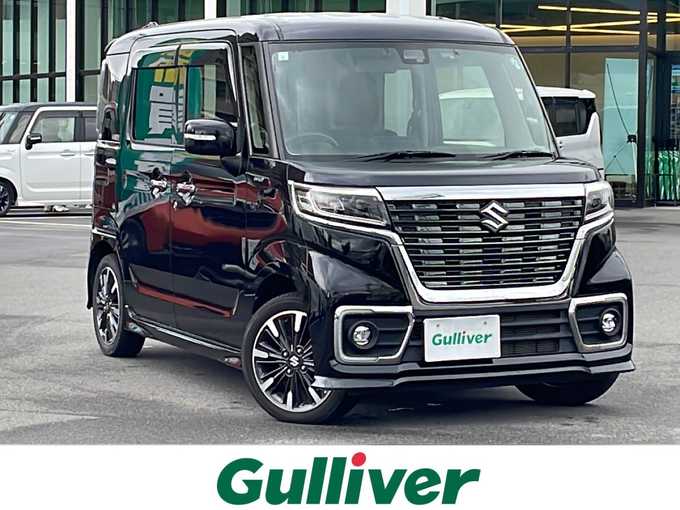 新着情報“スペーシアカスタムハイブリッドXS 衝突被害軽減ブレーキ非装着車”2019年式ブルーイッシュブラックパール3入荷しました！