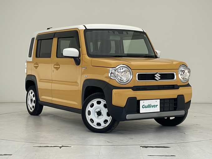 新着情報“ハスラーハイブリッドG スズキセーフティサポート非装着車”2020年式アクティブイエロー/ホワイト2トーンルーフ入荷しました！