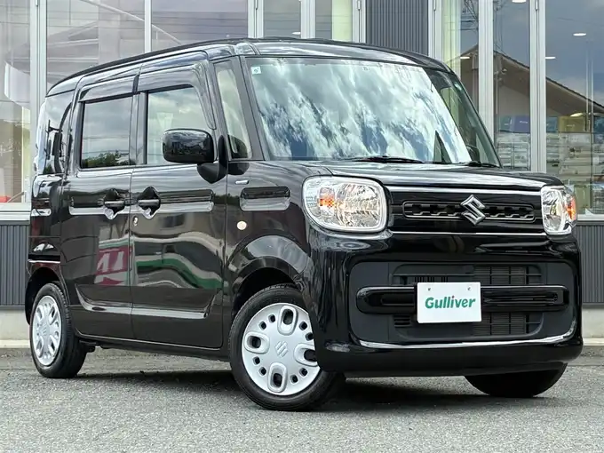 新着情報“スペーシアハイブリッドG スズキセーフティサポート非装着車”2021年式ブルーイッシュブラックパール3入荷しました！