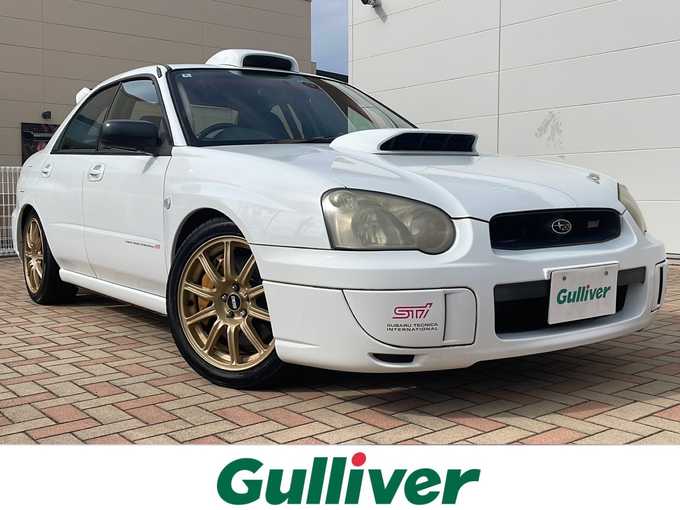 新着情報“インプレッサWRX STi スペックC 17インチタイヤ仕様車”2002年式ピュアホワイト入荷しました！