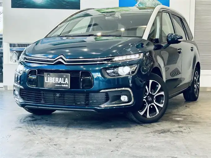 新着情報“グランドＣ４ スペースツアラーシャイン ブルーHDi”2019年式青入荷しました！