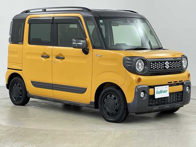 新着情報“スペーシアギアハイブリッドXZ ターボ”2021年式アクティブイエロー/ガンメタリック2トーン入荷しました！