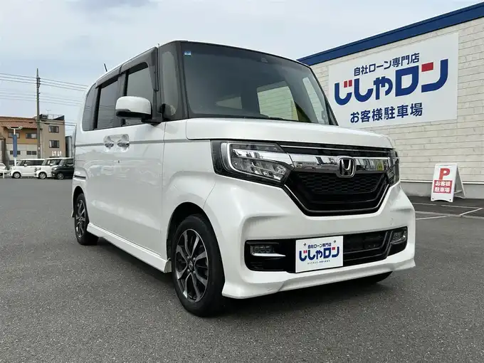 新着情報“Ｎ－ＢＯＸカスタムG・Lホンダセンシング”2019年式プラチナホワイトパール入荷しました！