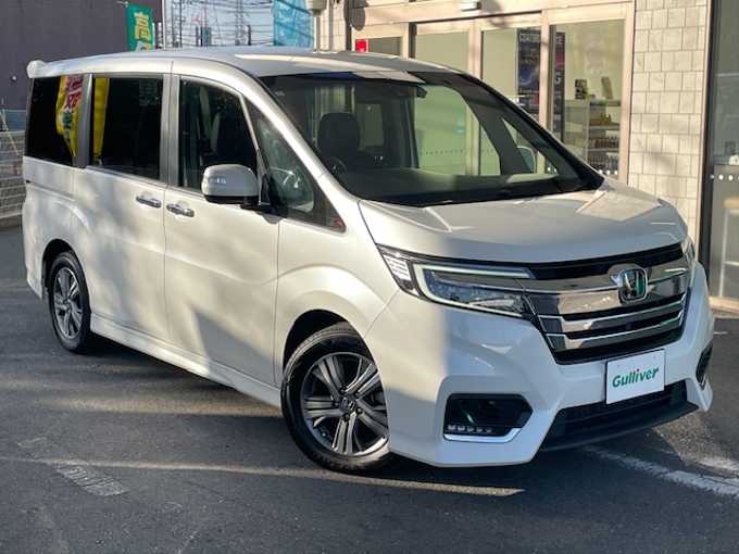 新着情報“ステップワゴンスパーダe:HEVスパーダ G・EX ホンダセンシング”2021年式プラチナホワイトパール入荷しました！