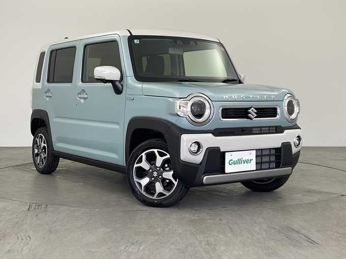 新着情報“ハスラーハイブリッドX”2025年式オフブルーメタリック/ソフトベージュメタリック入荷しました！