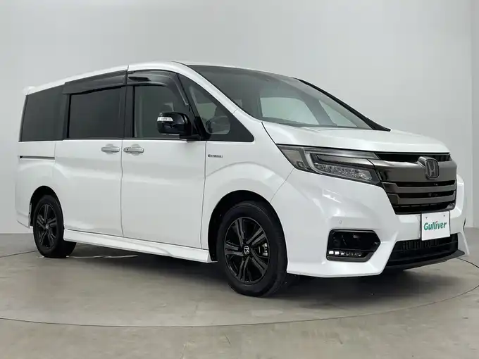 新着情報“ステップワゴンスパーダスパーダハイブリッド G・EX ホンダセンシング 特別仕様車ブラックスタイル”2019年式プラチナホワイトパール入荷しました！