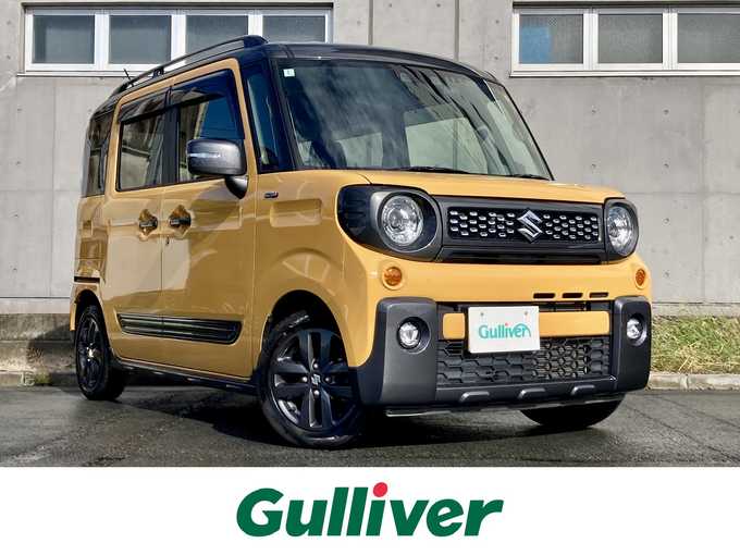 新着情報“スペーシアギアハイブリッドXZ”2024年式アクティブイエロー/ガンメタリック2トーン入荷しました！