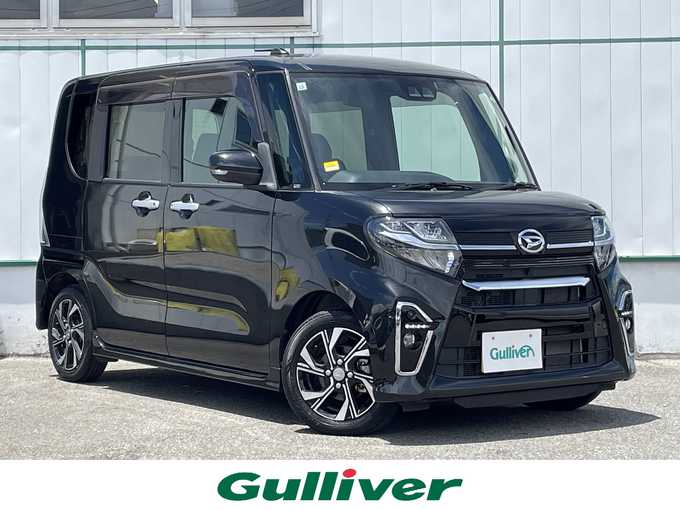 新着情報“タントカスタムX”2021年式ブラックマイカメタリック入荷しました！