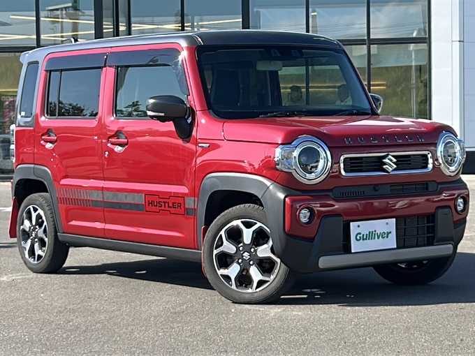 新着情報“ハスラーハイブリッドXターボ”2020年式フェニックスレッドパール/ガンメタリック2トーンルーフ入荷しました！