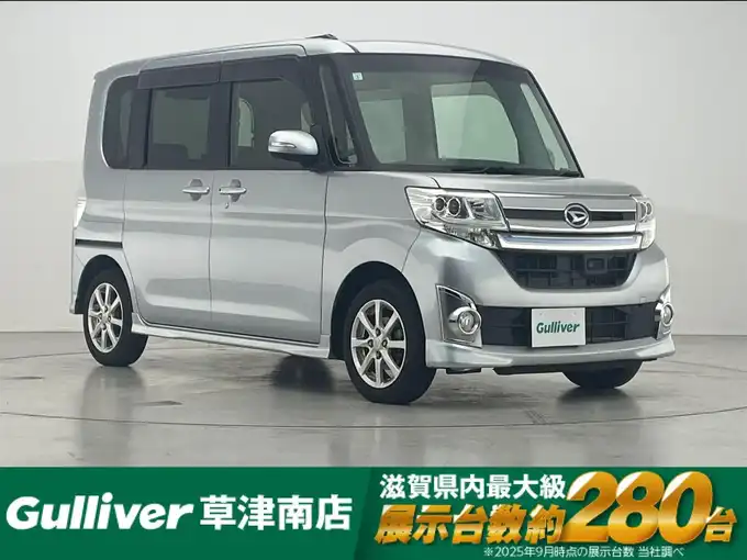 新着情報“タントカスタムX トップエディションSA”2015年式ブライトシルバーメタリック入荷しました！