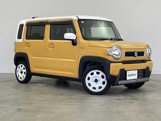 新着情報“ハスラーハイブリッドG スズキセーフティサポート非装着車”2021年式白入荷しました！