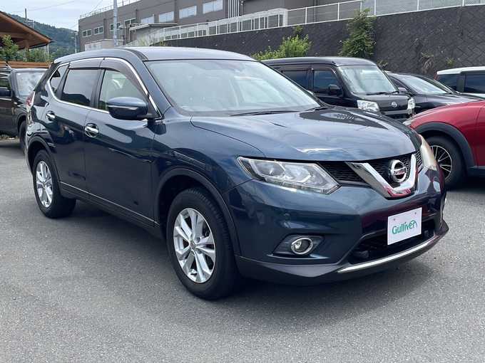新着情報“エクストレイル20X エマージェンシーブレーキパッケージ”2014年式スチールブルー入荷しました！