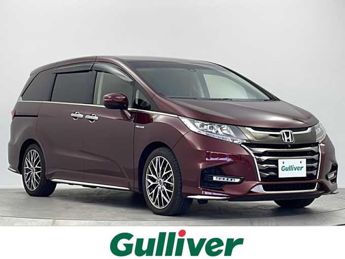 新着情報“オデッセイハイブリッドハイブリッドアブソルート・EXホンダセンシング”2018年式プレミアムディープロッソパール入荷しました！