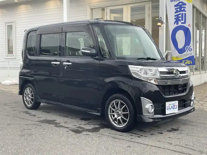 新着情報“タントカスタムX SA”2014年式ブラックマイカメタリック入荷しました！