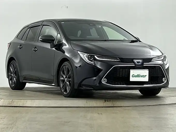 新着情報“カローラツーリングハイブリッド ダブルバイビー”2021年式スパークリングブラックパールクリスタルシャイン入荷しました！