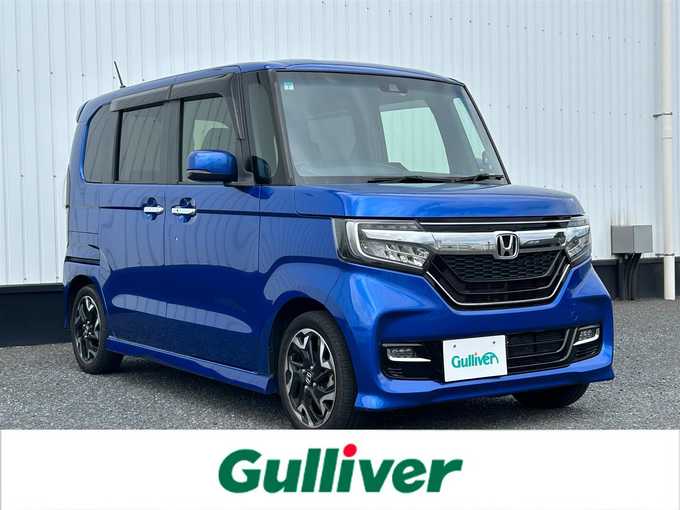 新着情報“Ｎ－ＢＯＸカスタムG・Lターボホンダセンシング”2019年式ブリリアントスポーティブルーメタリック2トーン入荷しました！
