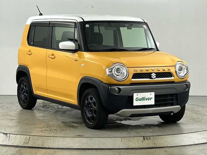新着情報“ハスラーFリミテッド セットオプション装着車”2017年式アクティブイエロー/ホワイト2トーンルーフ入荷しました！