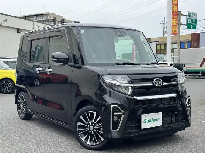 新着情報“タントカスタムRS”2021年式ブラックマイカメタリック入荷しました！