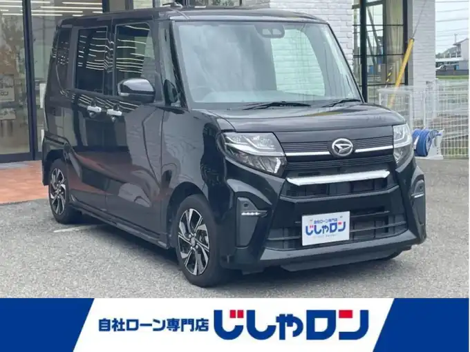 新着情報“タントカスタムX”2019年式ブラックマイカメタリック入荷しました！