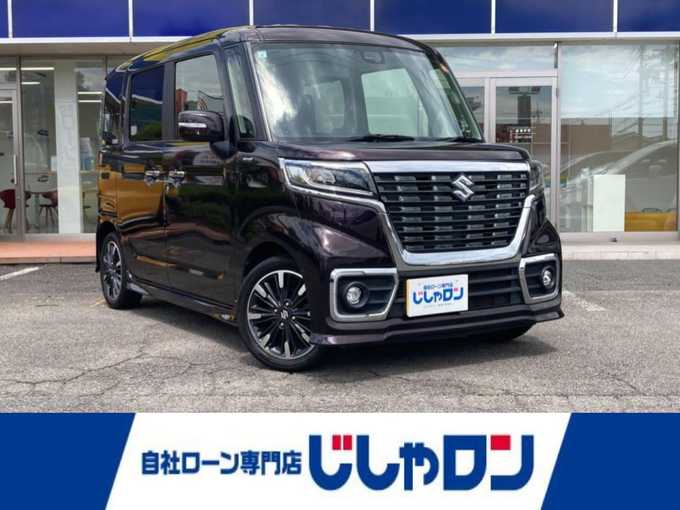 新着情報“スペーシアカスタムハイブリッドXS”2019年式ムーンライトバイオレットPM入荷しました！