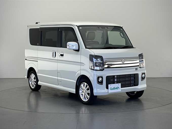 新着情報“エブリイワゴンPZターボ ハイルーフ”2024年式パールホワイト入荷しました！