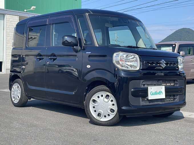 新着情報“スペーシアハイブリッドG 衝突被害軽減ブレーキ非装着車”2018年式ブルーイッシュブラックパール3入荷しました！