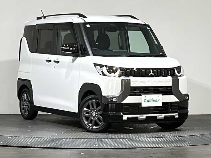 新着情報“デリカミニG”2024年式アメジストブラック/シルキーホワイト入荷しました！