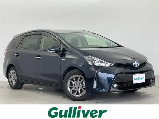 新着情報“プリウスαS チューン ブラックⅡ”2017年式ブラッキッシュアゲハガラスフレーク入荷しました！