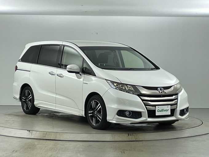 新着情報“オデッセイハイブリッドハイブリッドアブソルート・ホンダセンシングEXパッケージ”2016年式ホワイトオーキッドパール入荷しました！