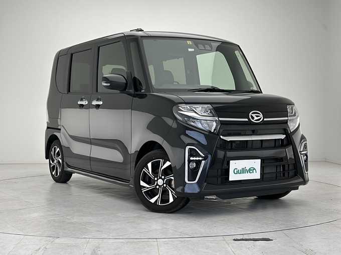 新着情報“タントカスタムX”2021年式ブラックマイカメタリック入荷しました！