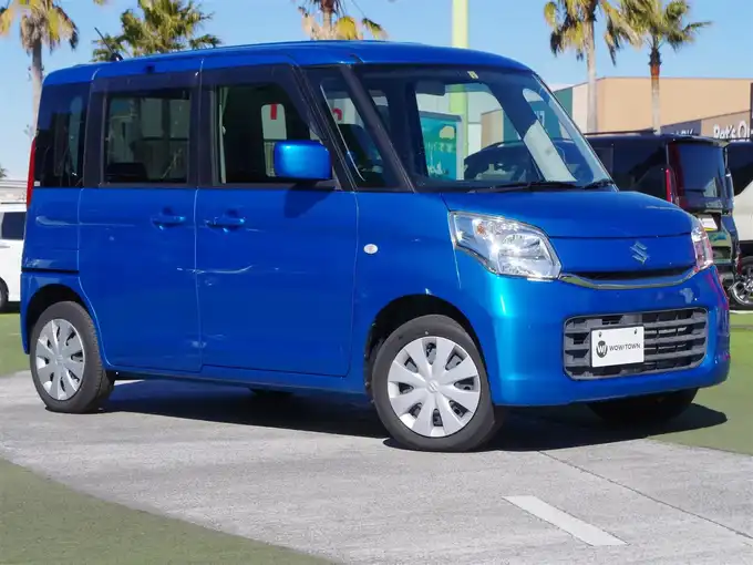 新着情報“スペーシアG デュアルカメラブレーキサポート装着車”2017年式ブリスクブルーM入荷しました！