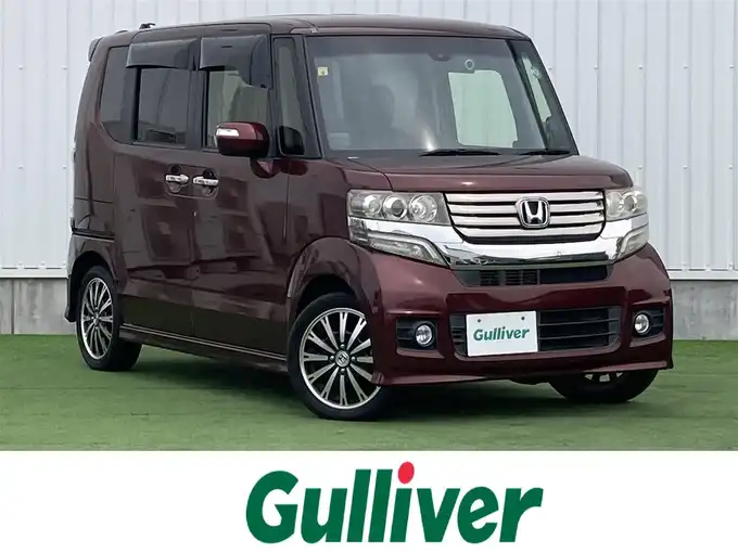 新着情報“Ｎ－ＢＯＸカスタムG特別仕様車ターボSSパッケージ”2014年式プレミアムディープロッソパール入荷しました！