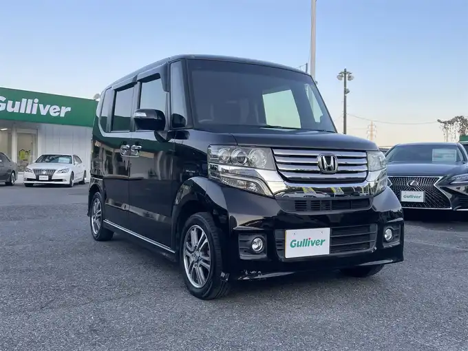 新着情報“Ｎ－ＢＯＸカスタムG・Lパッケージ”2013年式プレミアムゴールドパープルパール入荷しました！