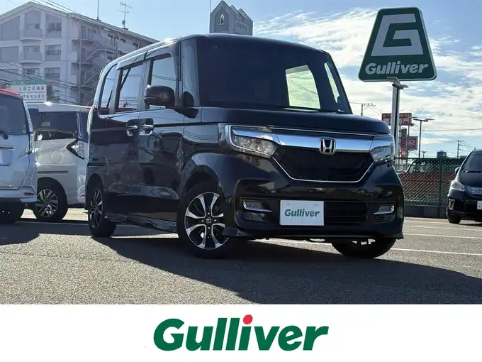 新着情報“Ｎ－ＢＯＸカスタムG・Lホンダセンシング”2019年式クリスタルブラックパール入荷しました！
