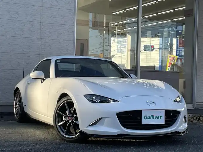 新着情報“ロードスターＲＦ100周年特別記念車”2020年式スノーフレイクホワイトパールマイカ入荷しました！