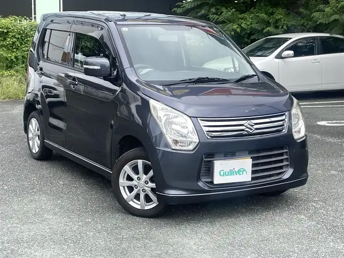 新着情報“ワゴンＲFXリミテッド（レーダーブレーキサポート装着車）”2013年式ルナグレーパールメタリック入荷しました！