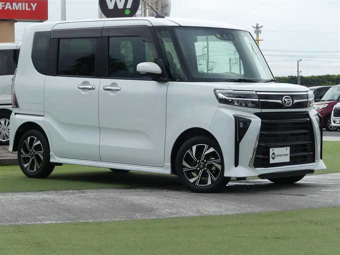 新着情報“タントカスタムX”2022年式シャイニングホワイトパール入荷しました！