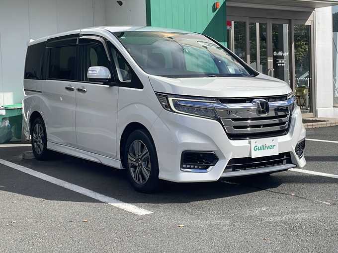 新着情報“ステップワゴンスパーダe:HEVスパーダ G・EX ホンダセンシング”2020年式プラチナホワイトパール入荷しました！