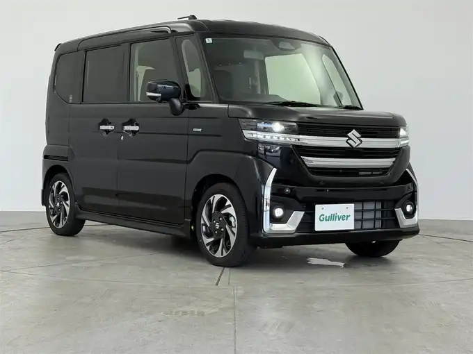 新着情報“スペーシアカスタムハイブリッドXSターボ”2024年式ブルーイッシュブラックパール3入荷しました！