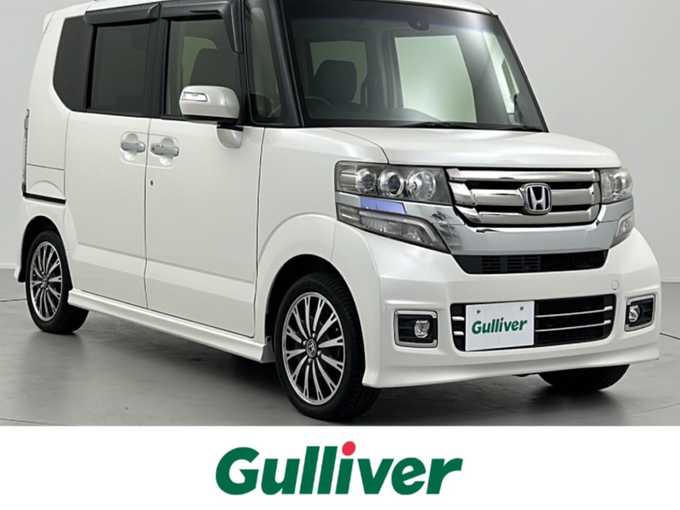 新着情報“Ｎ－ＢＯＸカスタム2トーンカラースタイル G・ターボLパッケージ”2015年式プレミアムホワイトパールⅡ入荷しました！