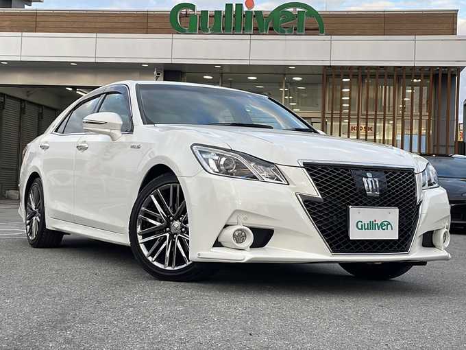 新着情報“クラウンハイブリッドアスリートS”2014年式ホワイトパールクリスタルシャイン入荷しました！