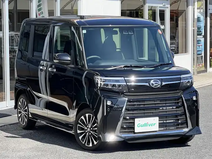 新着情報“タントカスタムRS”2025年式ブラックマイカメタリック入荷しました！