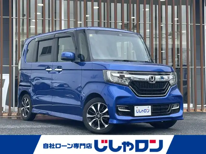 新着情報“Ｎ－ＢＯＸカスタムG・Lホンダセンシング”2018年式ブリリアントスポーティブルーメタリック2トーン入荷しました！