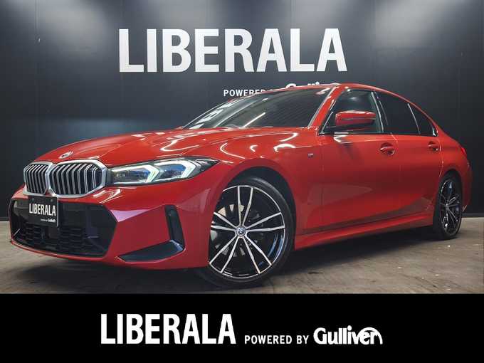 新着情報“３シリーズ320i Mスポーツ”2023年式メルボルンレッド入荷しました！