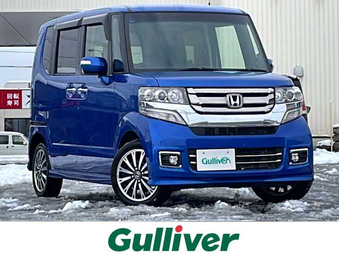 新着情報“Ｎ－ＢＯＸカスタムG・ターボLパッケージ”2016年式ブリリアントスポーティブルーメタリック2トーン入荷しました！