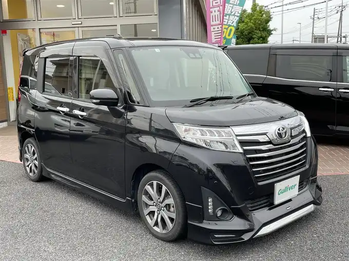 新着情報“ルーミーカスタムG－T”2019年式ブラックマイカメタリック入荷しました！