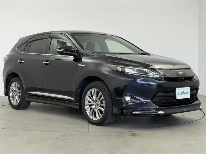 新着情報“ハリアーハイブリッドプレミアム アドバンスドパッケージ”2015年式スパークリングブラックパールクリスタルシャイン入荷しました！