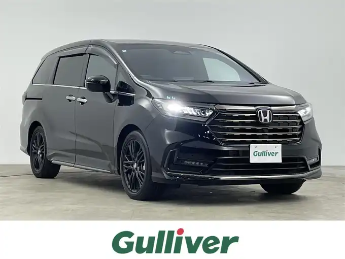 新着情報“オデッセイハイブリッドe:HEVアブソルート・EXブラックエディション”2024年式黒入荷しました！