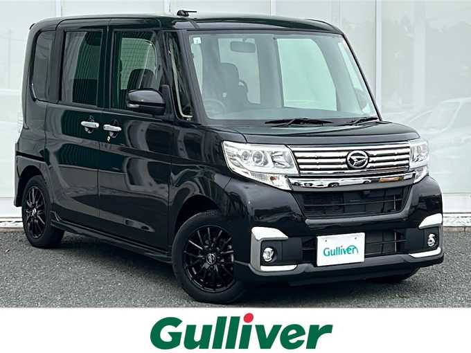 新着情報“タントカスタムX”2019年式ブラックマイカメタリック入荷しました！